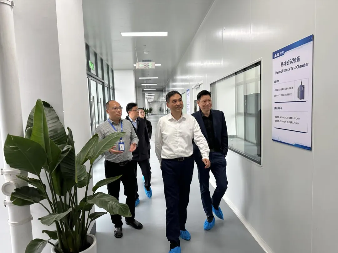 合肥產(chǎn)投集團(tuán)董事長(zhǎng)江鑫調(diào)研鈞聯(lián)電子